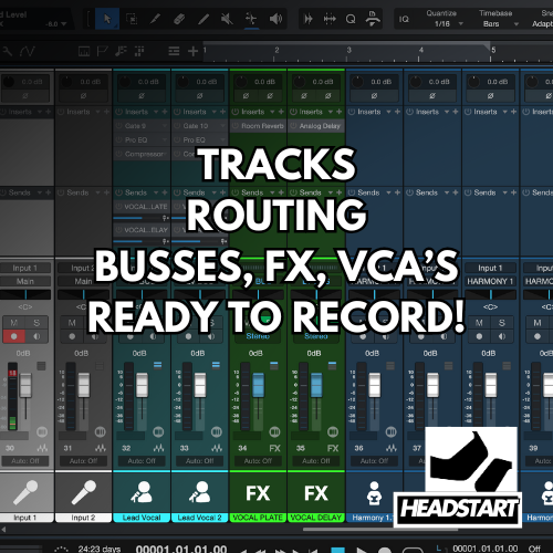 Presonus Studio One Session Template | Headstart!